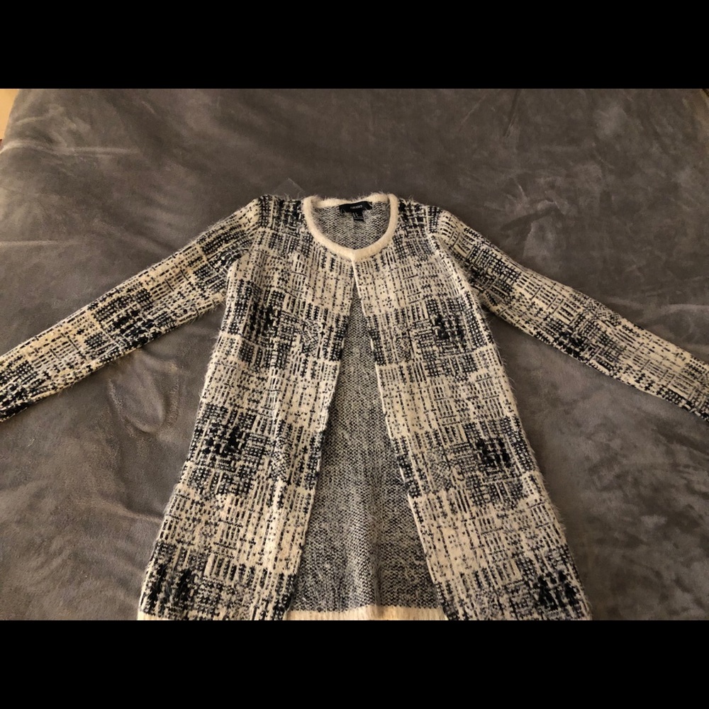 Black & white cardigan